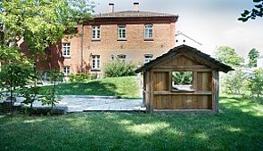 Gartenhäuschen - Dieses Bild zeigt das Gartenhäuschen der Kinderkrippe