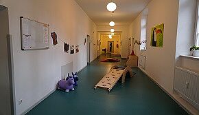 Bewegungsbereich - Dieses Bild zeigt den Bewegungsbereich der Kinderkrippe